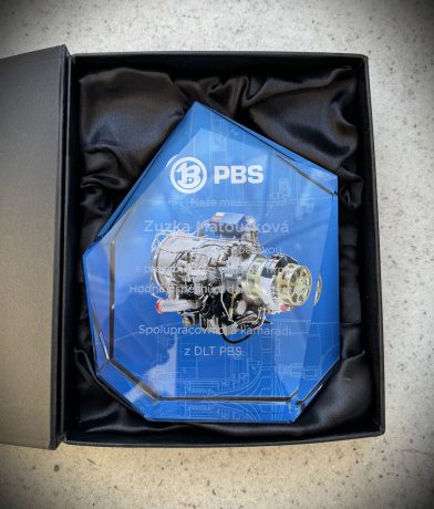 realizace - Výroba plakety na míru pro PBS