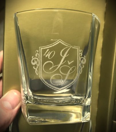 realizace - Gravírování do skla